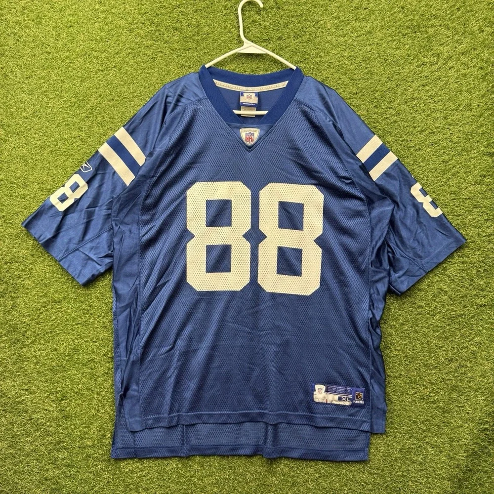 Indianapolis Colts Reebok Jersey Mens XL Blue Home #88 Marvin Harrison